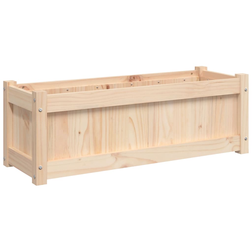 vidaXL Garden Planters 2 pcs Solid Wood Pine