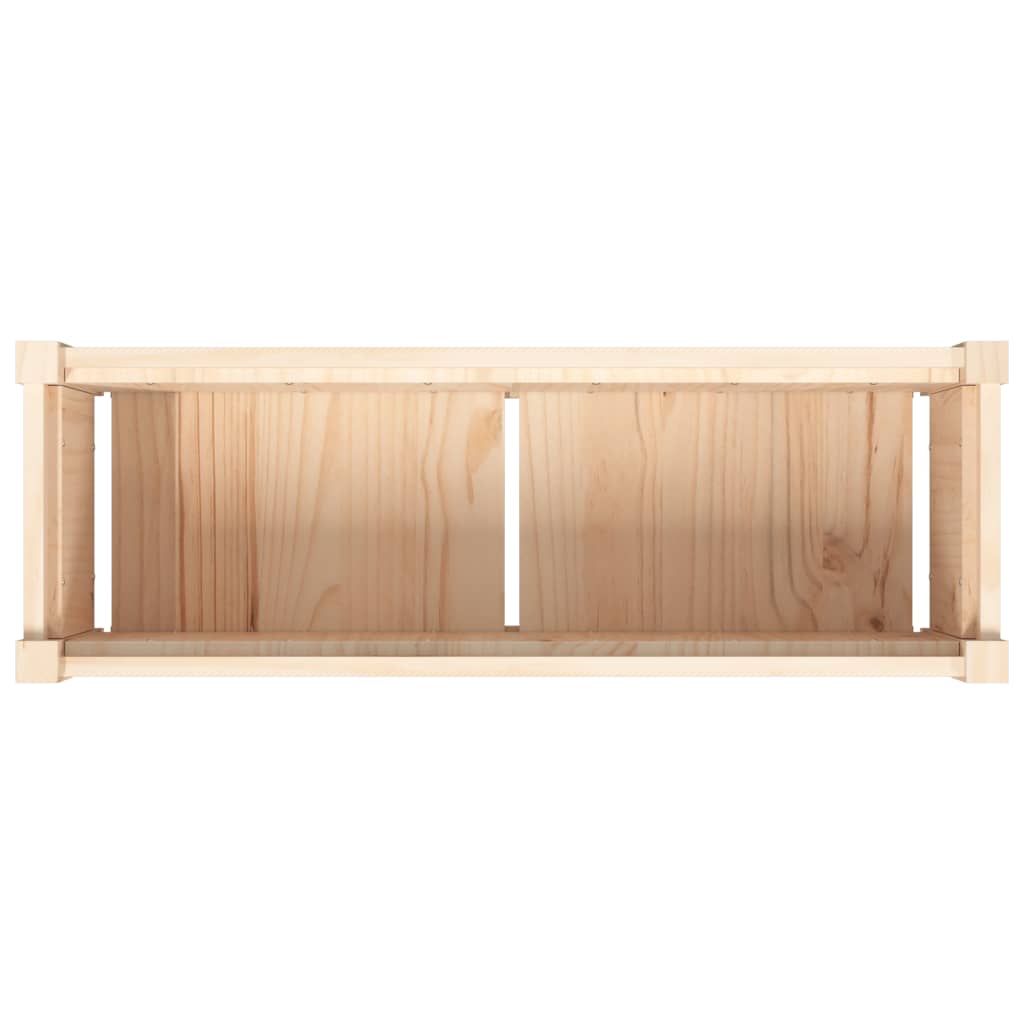 vidaXL Garden Planters 2 pcs Solid Wood Pine