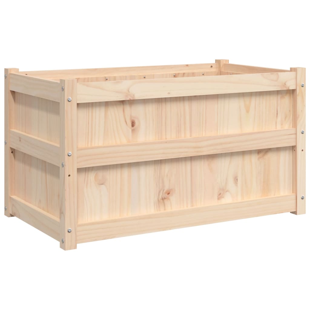 vidaXL Garden Planters 2 pcs Solid Wood Pine