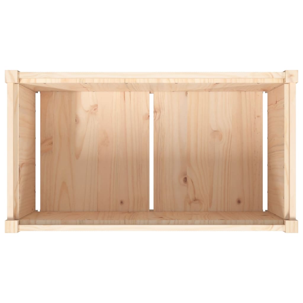 vidaXL Garden Planters 2 pcs Solid Wood Pine