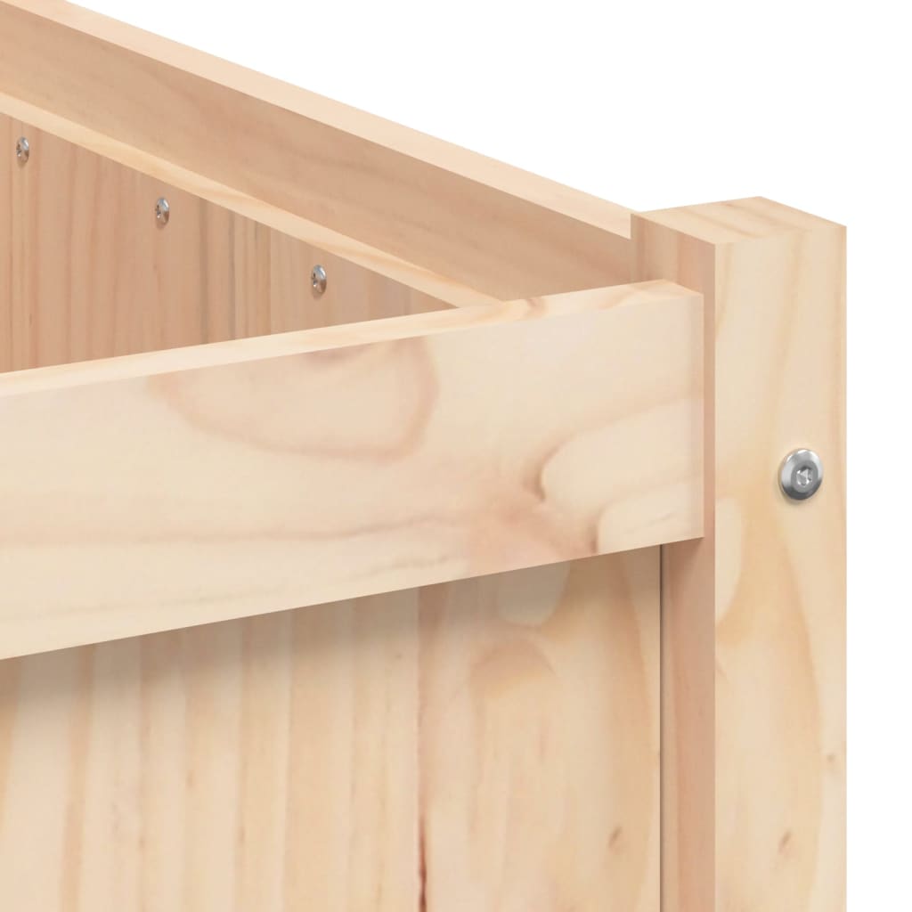 vidaXL Garden Planters 2 pcs Solid Wood Pine