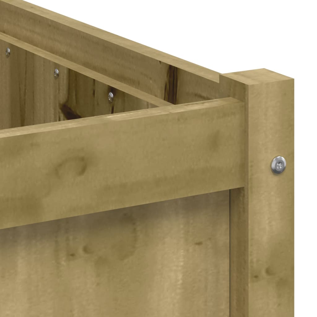 vidaXL Garden Planter 90x50x50 cm Impregnated Wood Pine