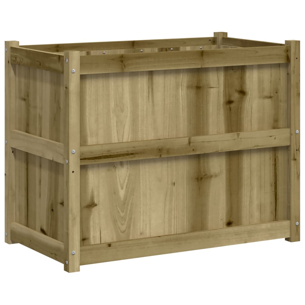 vidaXL Garden Planter 90x50x70 cm Impregnated Wood Pine