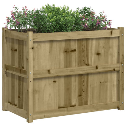 vidaXL Garden Planter 90x50x70 cm Impregnated Wood Pine