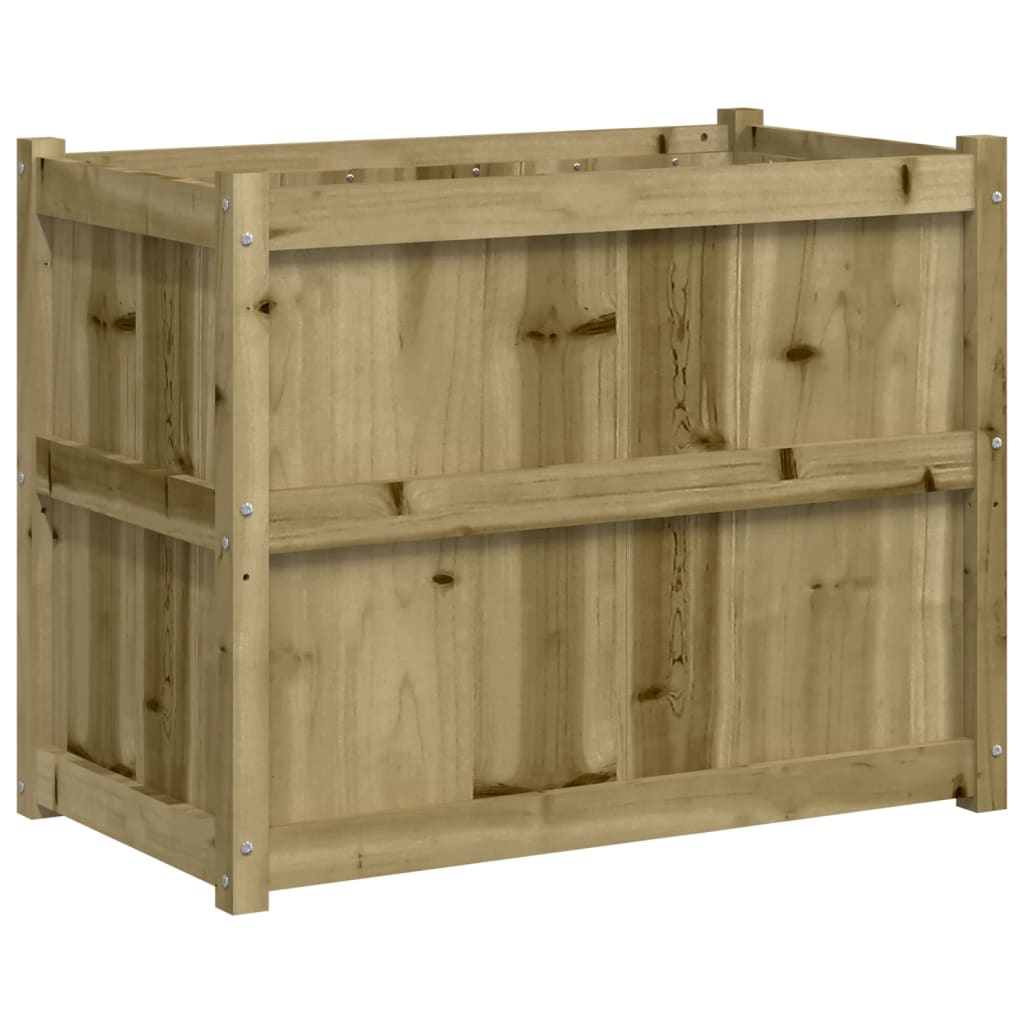 vidaXL Garden Planter 90x50x70 cm Impregnated Wood Pine