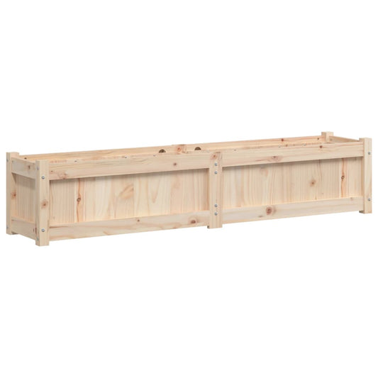 vidaXL Garden Planter 150x31x31 cm Solid Wood Pine