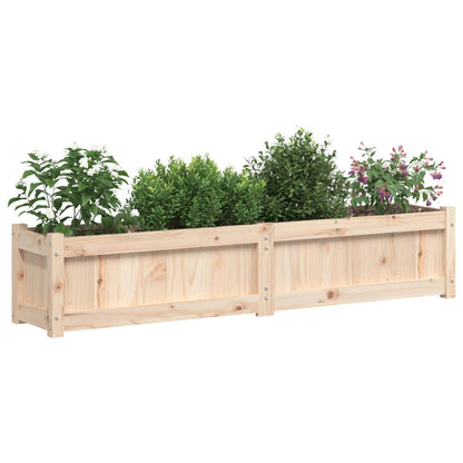 vidaXL Garden Planter 150x31x31 cm Solid Wood Pine