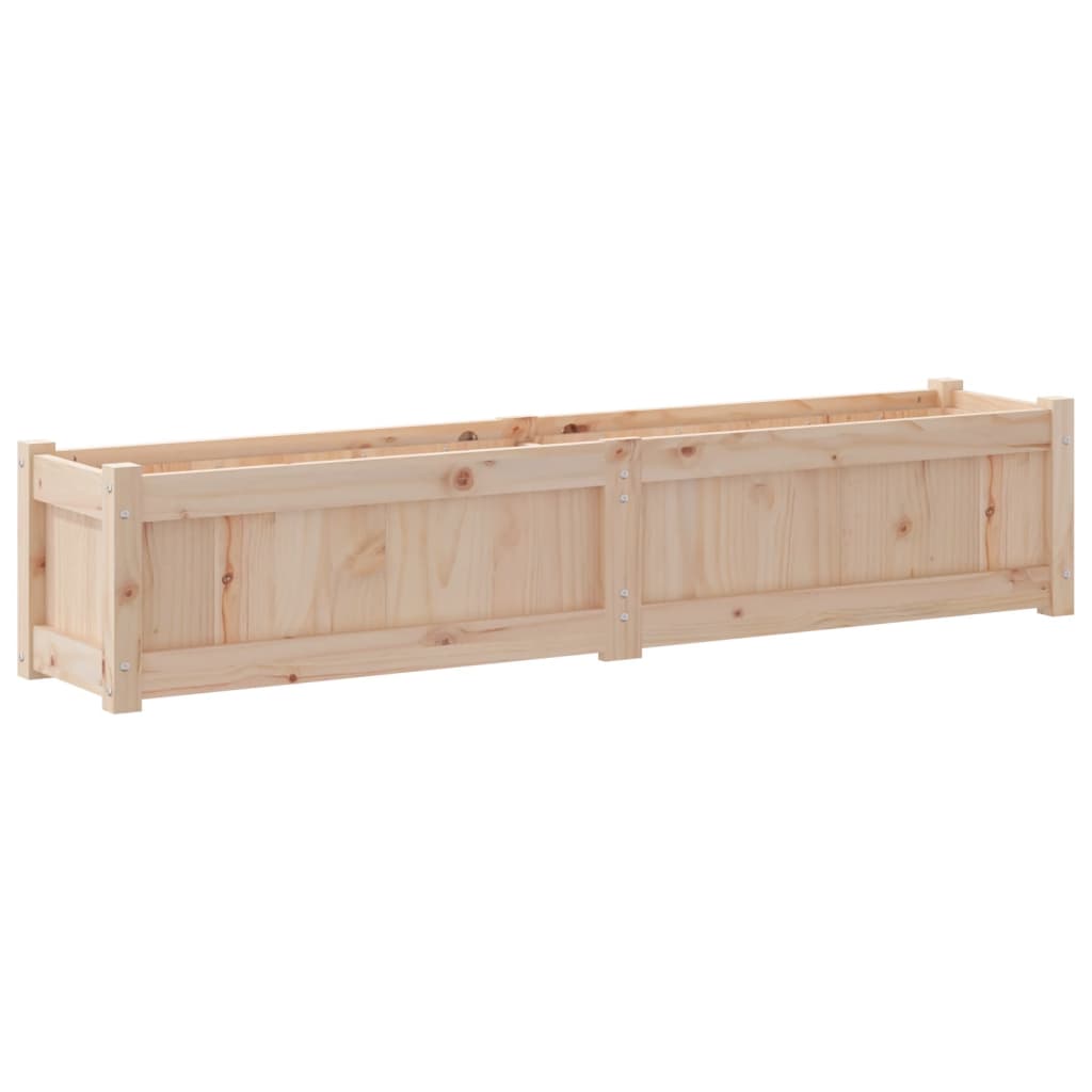 vidaXL Garden Planter 150x31x31 cm Solid Wood Pine
