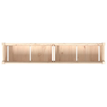 vidaXL Garden Planters 2 pcs Solid Wood Pine