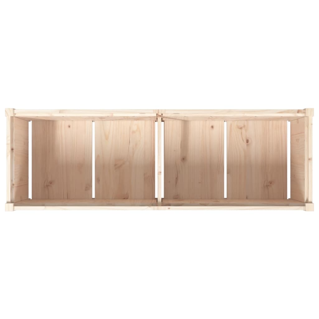 vidaXL Garden Planter 150x50x50 cm Solid Wood Pine