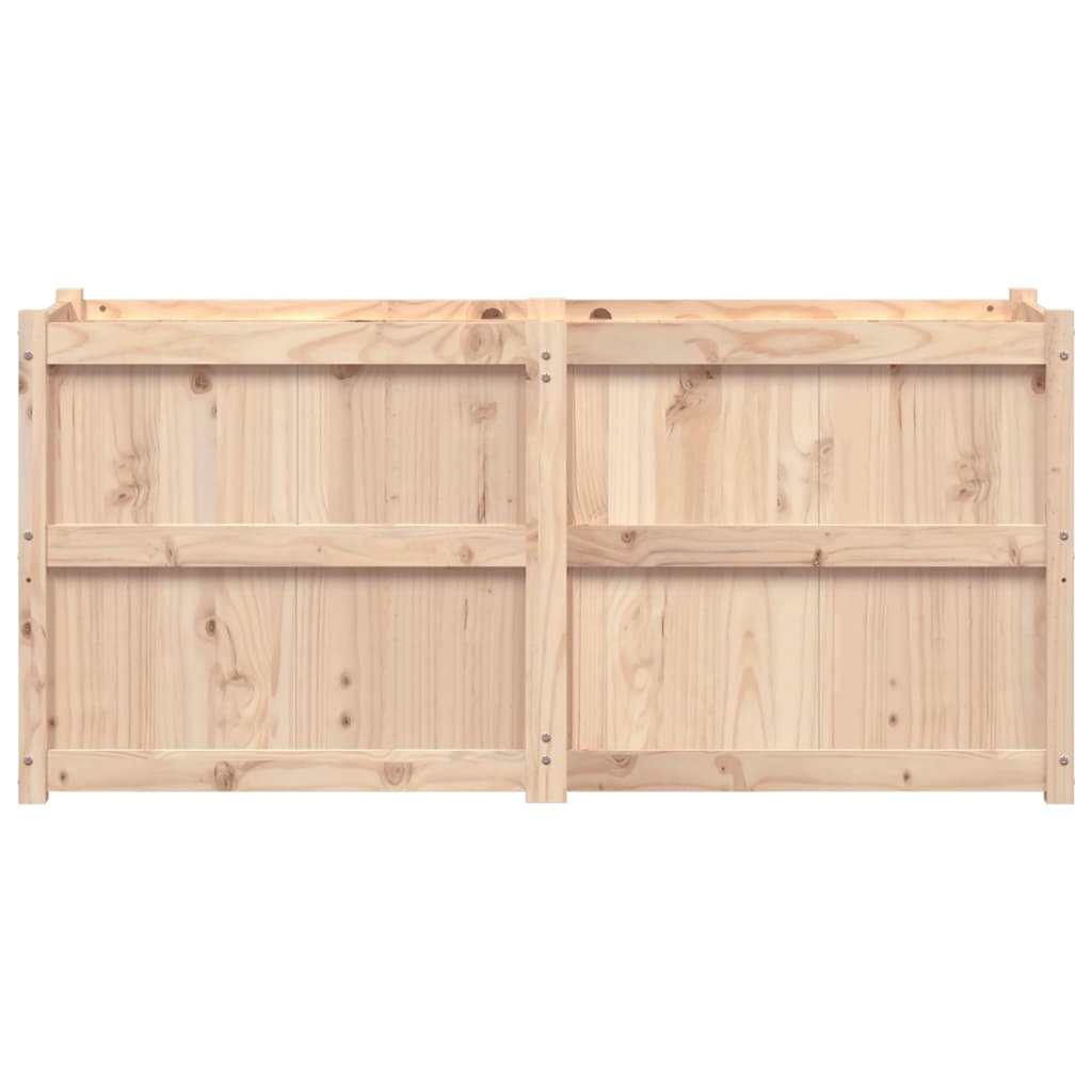 vidaXL Garden Planter 150x50x70 cm Solid Wood Pine