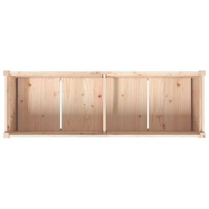 vidaXL Garden Planter 150x50x70 cm Solid Wood Pine