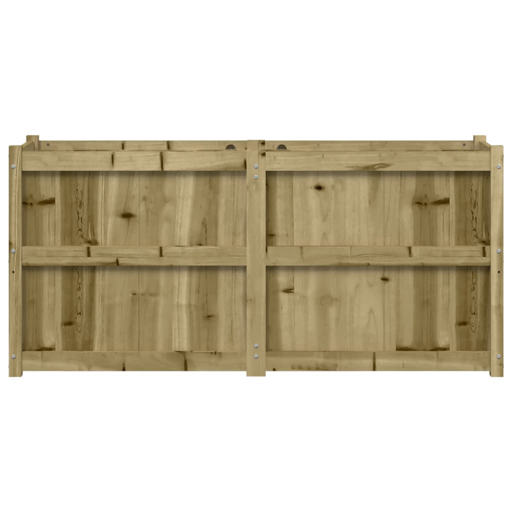 vidaXL Garden Planter 150x50x70 cm Impregnated Wood Pine