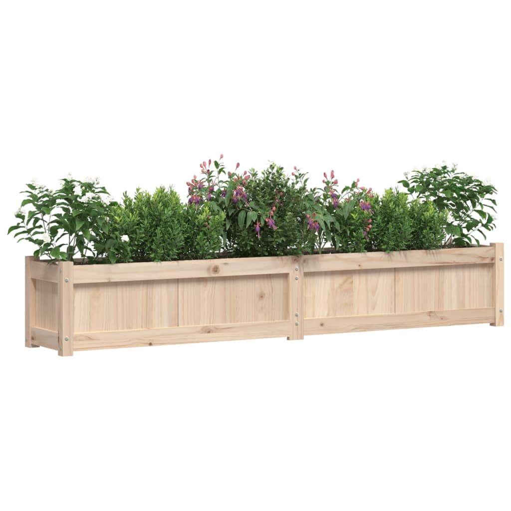vidaXL Garden Planter 180x31x31 cm Solid Wood Pine