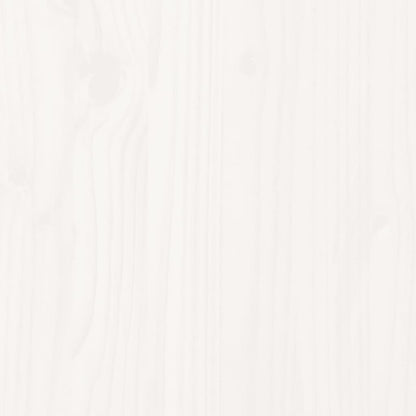 vidaXL Garden Planters 2 pcs White Solid Wood Pine