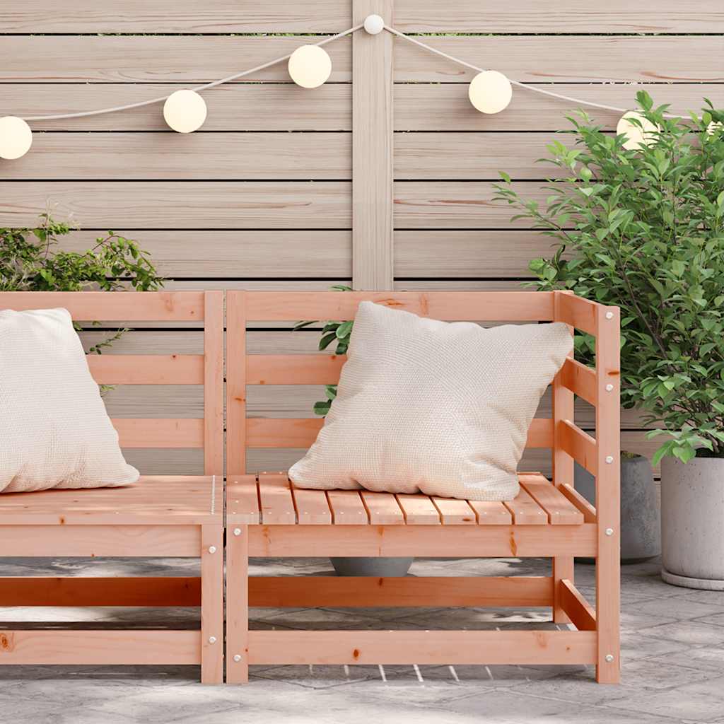 vidaXL Garden Sofa | Natural Wood | Solid Douglas Fir wood