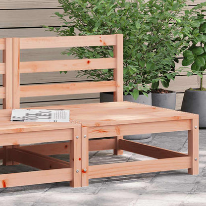 vidaXL Garden Sofa | Natural Wood | Solid Douglas Wood | 70x70x67 cm | Modular