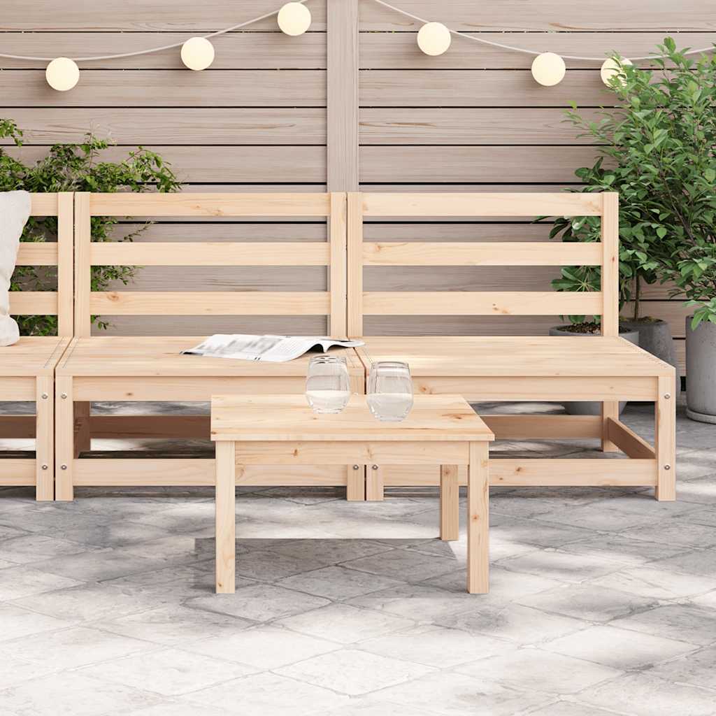 vidaXL Garden Sofa | Pine | Solid pine wood | 70x70x67 cm | Modular