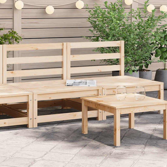 vidaXL Garden Sofa | Pine | Solid pine wood | 70x70x67 cm | Modular