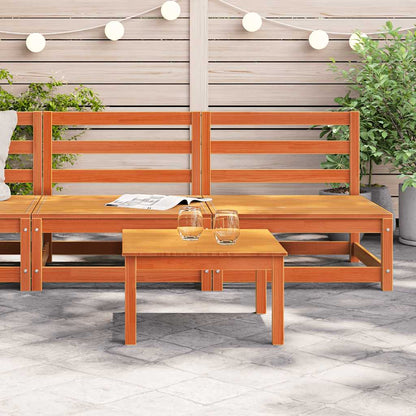 vidaXL Garden Sofa | Wax Brown | Solid pine wood | Medium | Modular