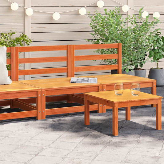 vidaXL Garden Sofa | Wax Brown | Solid pine wood | Medium | Modular