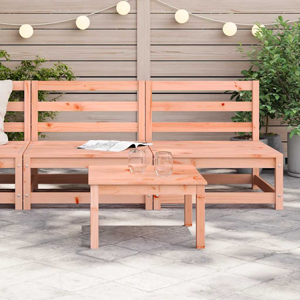 vidaXL Garden Sofa | Natural Wood | Solid Douglas Fir wood | 70 cm x 70 cm