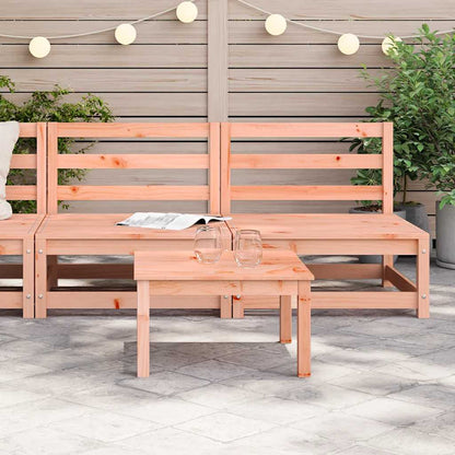 vidaXL Garden Sofa | Natural Wood | Solid Douglas Fir wood | 70 cm x 70 cm