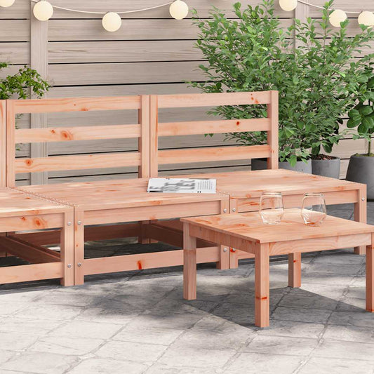 vidaXL Garden Sofa | Natural Wood | Solid Douglas Fir wood | 70 cm x 70 cm
