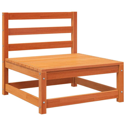 vidaXL Garden Sofa | Wax Brown | Solid pine wood | 70 x 70 x 67 cm | Modular