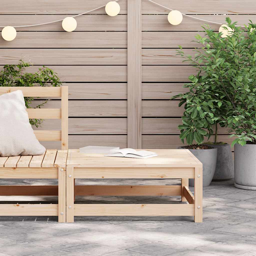 vidaXL Garden Footstool 70x70x30 cm Solid Wood Pine
