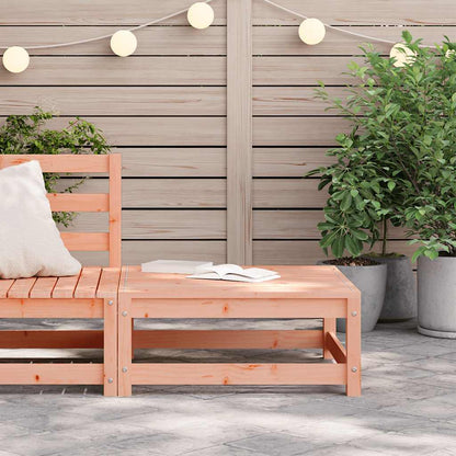 vidaXL Garden Footstool | Natural Wood | Solid Douglas Fir Wood | 70x70x30 cm