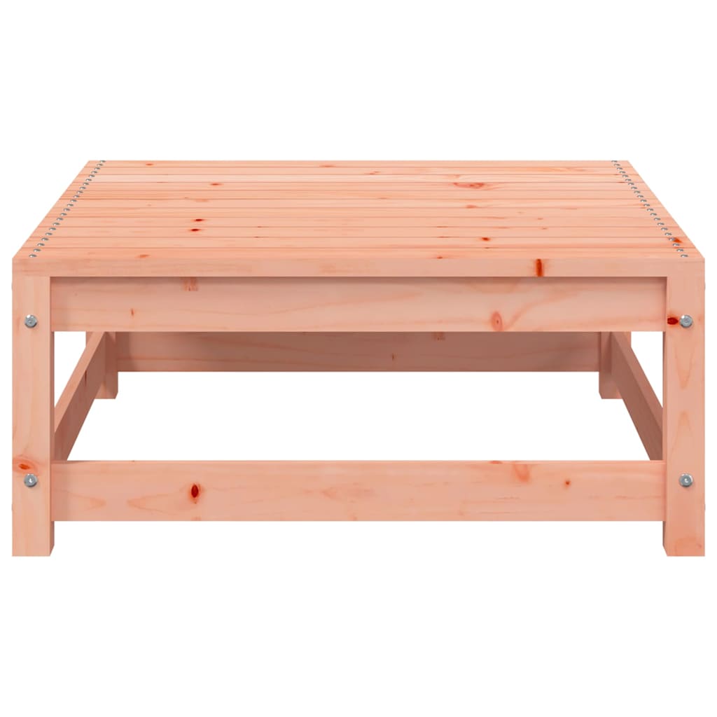 vidaXL Garden Footstool | Natural Wood | Solid Douglas Fir Wood | 70x70x30 cm