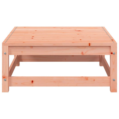 vidaXL Garden Footstool | Natural Wood | Solid Douglas Fir Wood | 70x70x30 cm
