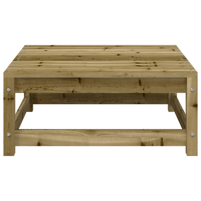 vidaXL Garden Footstool | Brown | Treated solid pine wood | Medium | Modular