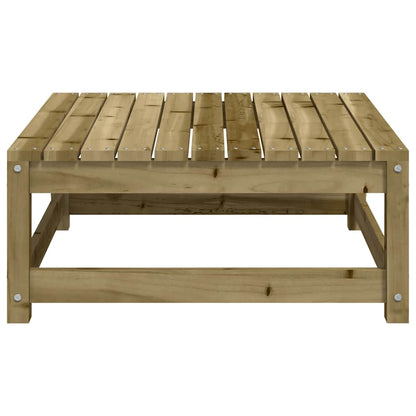 vidaXL Garden Footstool | Brown | Treated solid pine wood | Medium | Modular