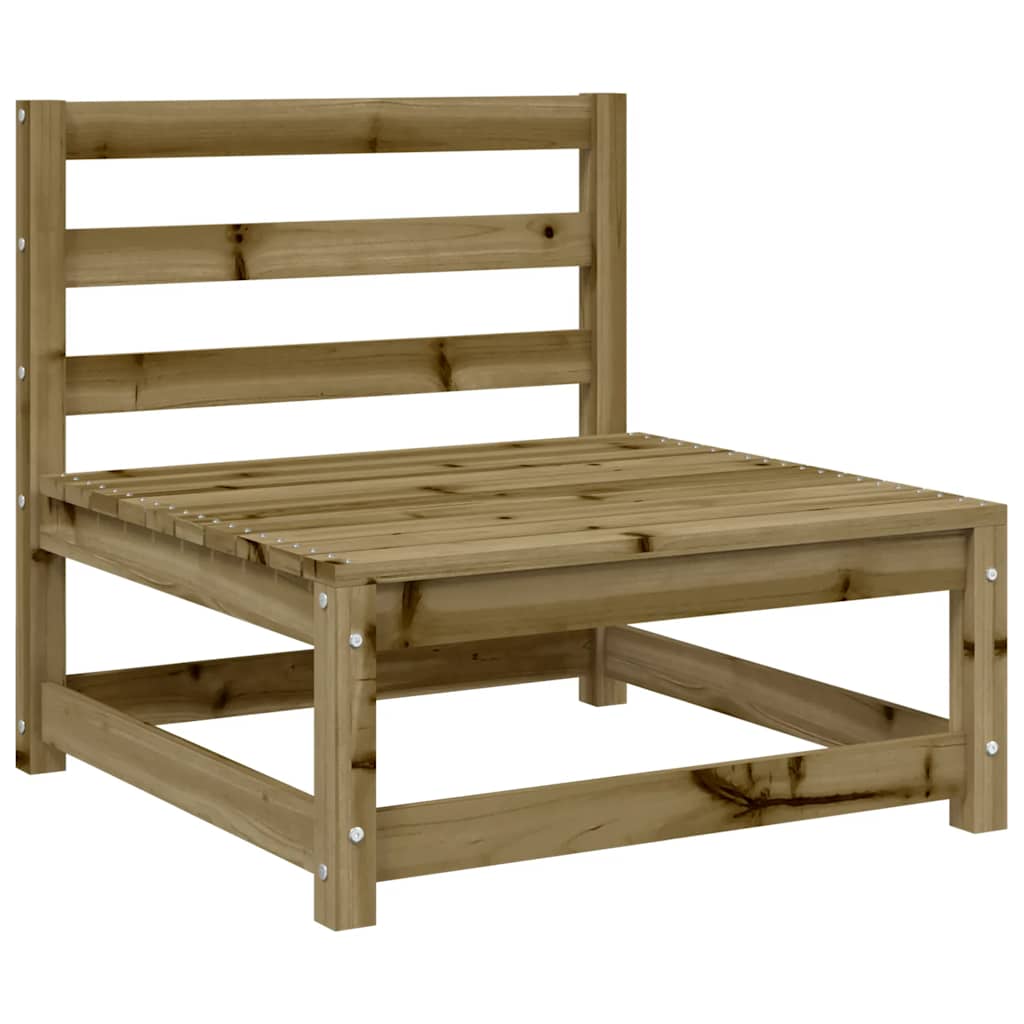 vidaXL Garden Sofa 2-Seater Impregnated Wood Pine