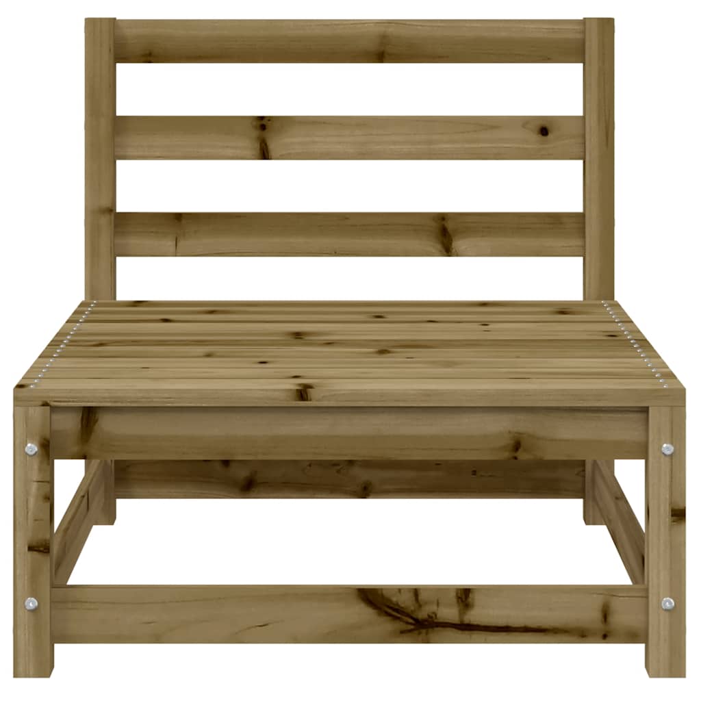vidaXL Garden Sofa 2-Seater Impregnated Wood Pine