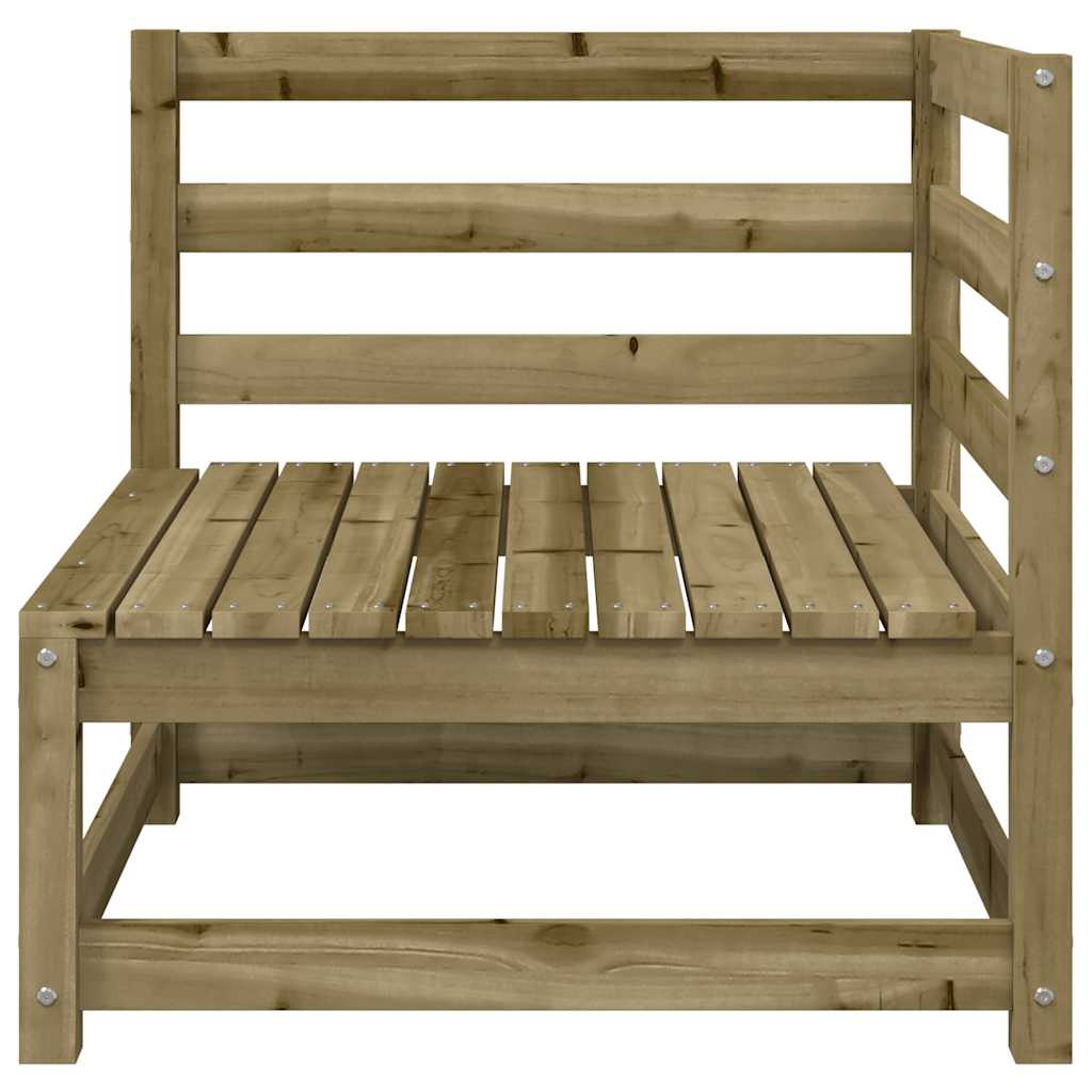 vidaXL Garden Sofa 2-Seater Impregnated Wood Pine