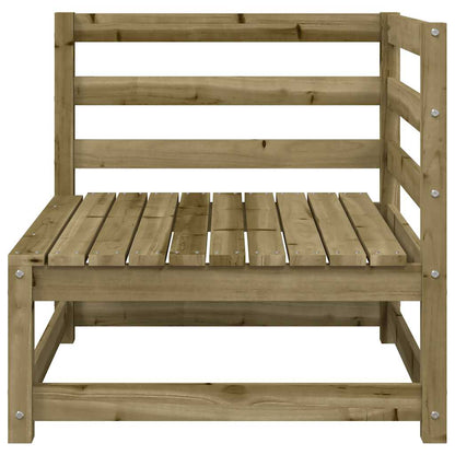vidaXL Garden Sofa 2-Seater Impregnated Wood Pine