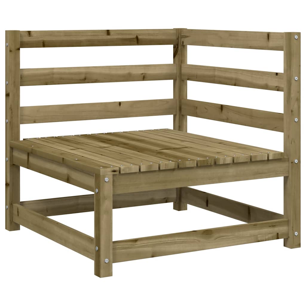 vidaXL Garden Sofa 3-Seater Impregnated Wood Pine