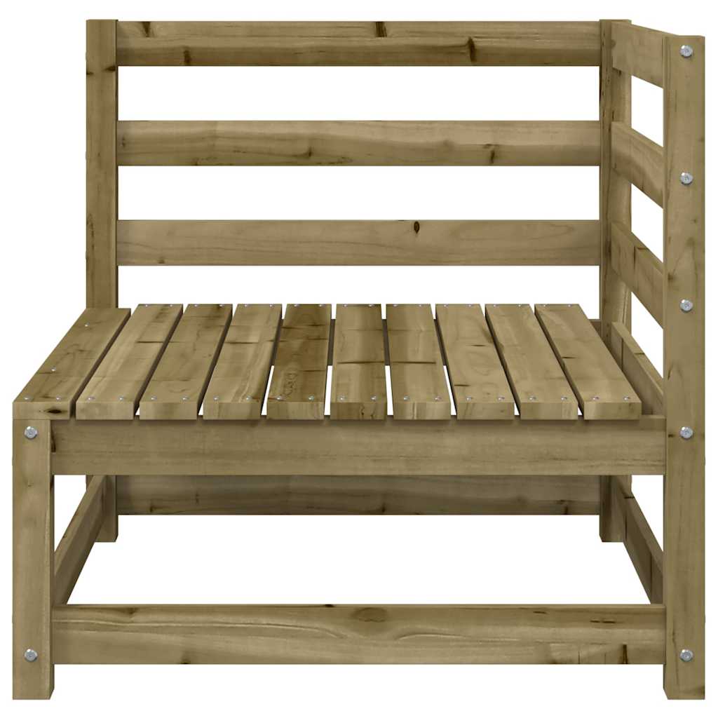 vidaXL Garden Sofa 3-Seater Impregnated Wood Pine