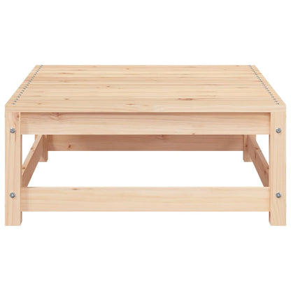 vidaXL Garden Sofa | Natural Wood | Solid Pine | Two-seater | Modular | Rustic