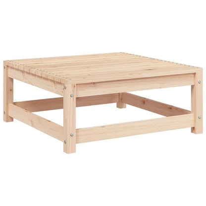 vidaXL Garden Sofa with Footstool 2-Seater Solid Wood Pine