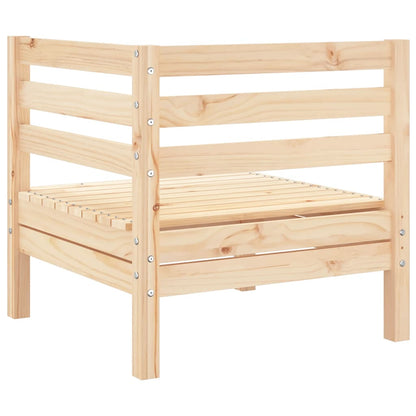 vidaXL Garden Sofa Corner Solid Wood Pine