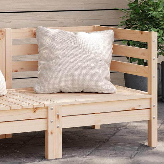 vidaXL Garden Sofa | Natural Pine | Solid Pine Wood |  Modular  | Garden Sofa