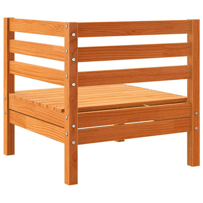 vidaXL Garden Sofa | Set of 2 | Wax Brown | Solid Pine Wood | Single Unit