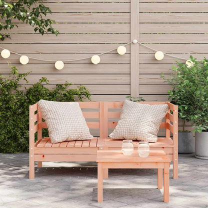 vidaXL Garden Sofa | Set of 2 | Natural wood | Solid Douglas wood | Medium
