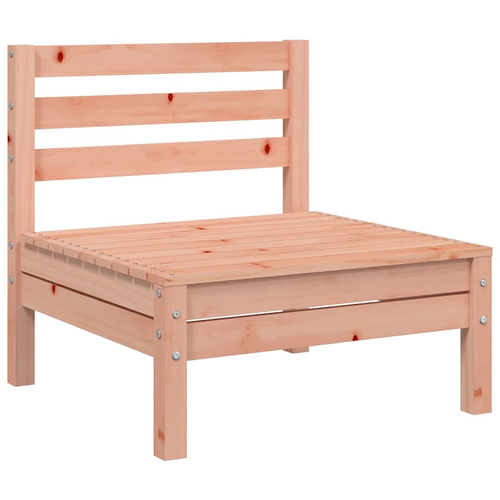 vidaXL Garden Sofa | Natural Wood | Solid Douglas Fir wood | Single | Modular