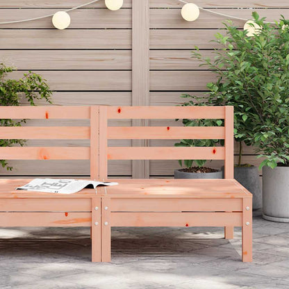 vidaXL Garden Sofa | Natural Wood | Solid Douglas Fir wood | Single | Modular