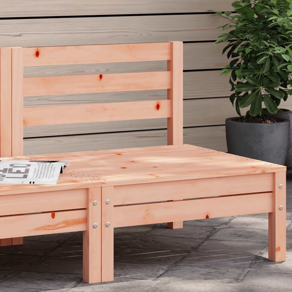 vidaXL Garden Sofa | Natural Wood | Solid Douglas Fir wood | Single | Modular